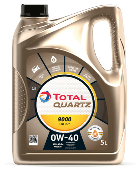 Ulei de motor TOTAL QUARTZ 9000 EN. 0W40 5L
