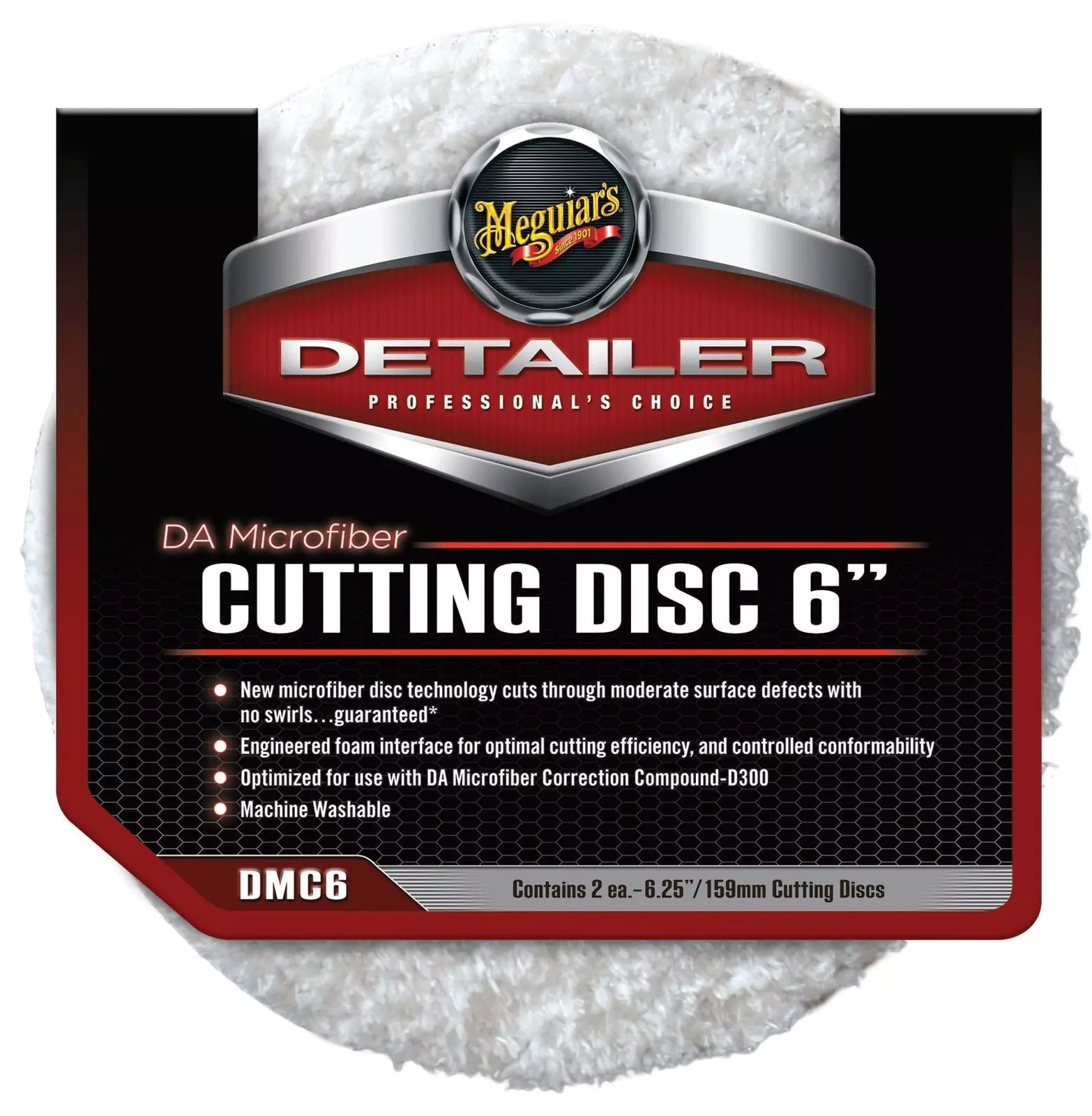 Burete Microfibra Meguiars Cutting Pad 150 mm - 2 buc