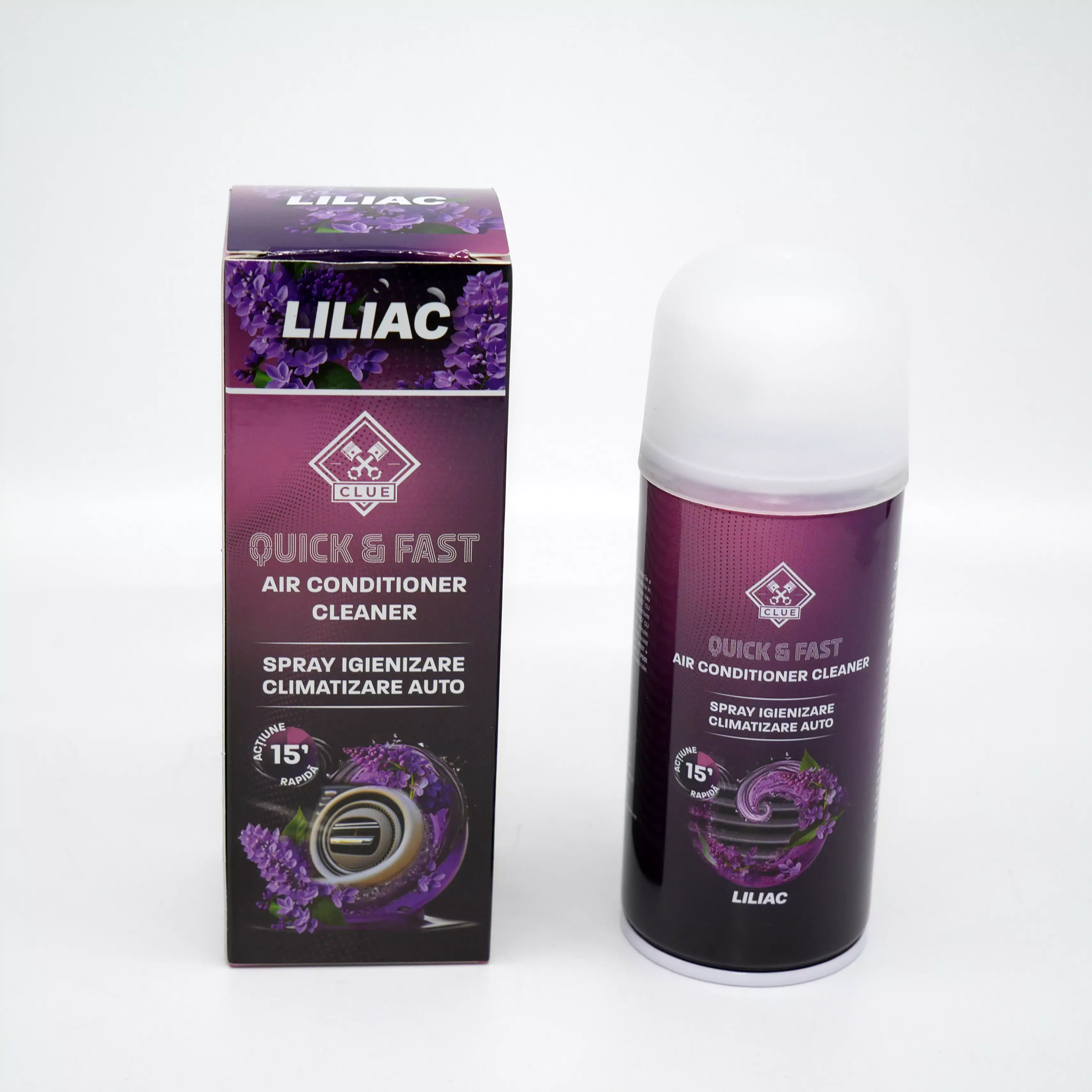 Spray igienizare clima auto Liliac 150 ml