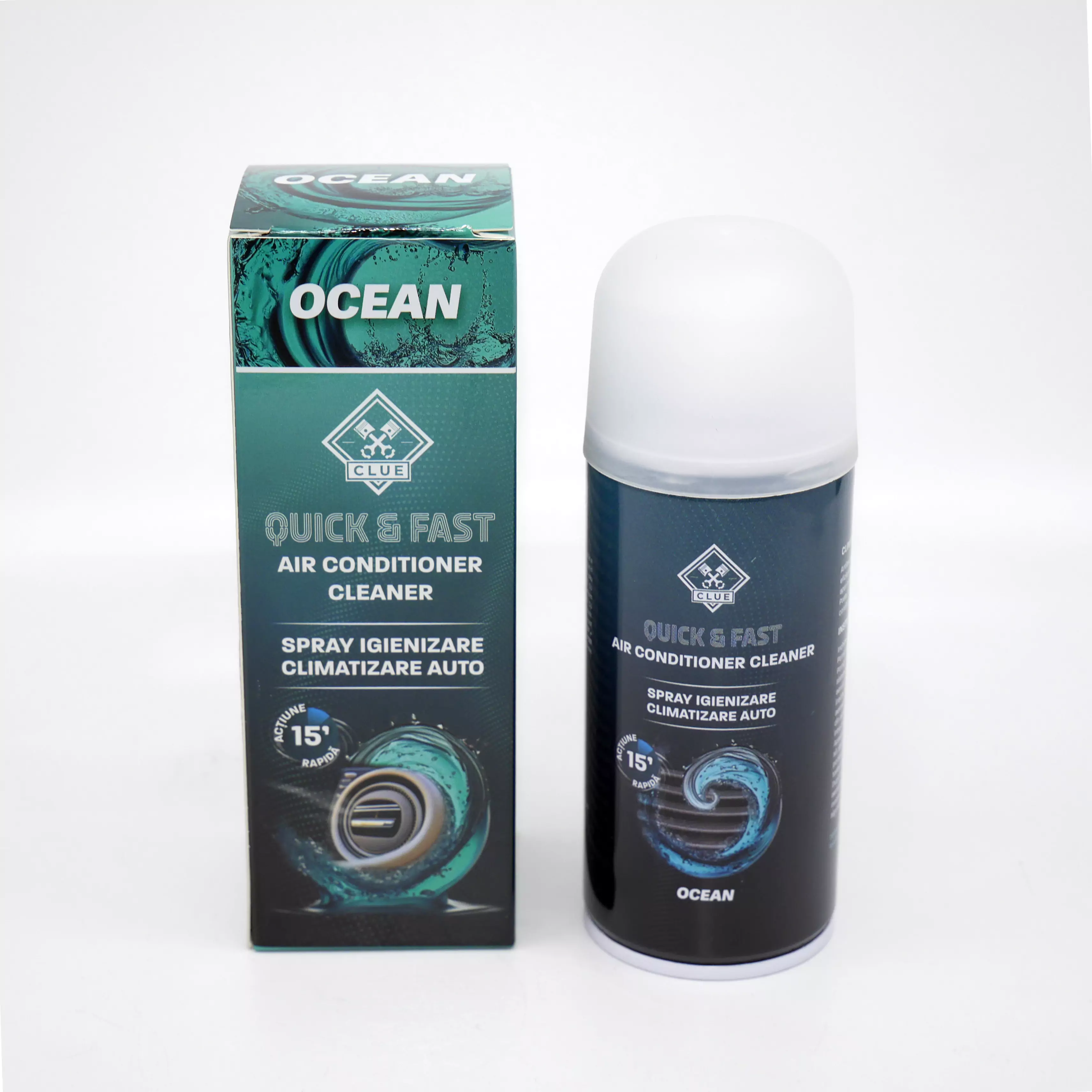 Spray igienizare clima auto Ocean 150 ml
