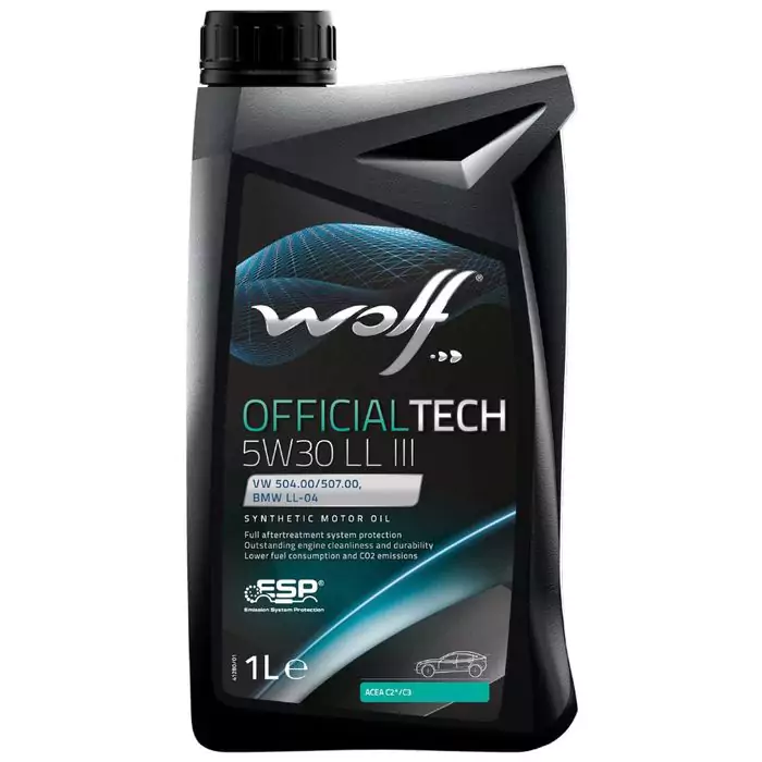 Ulei de motor Wolf Officialtech C3 LL III 5W30 1L