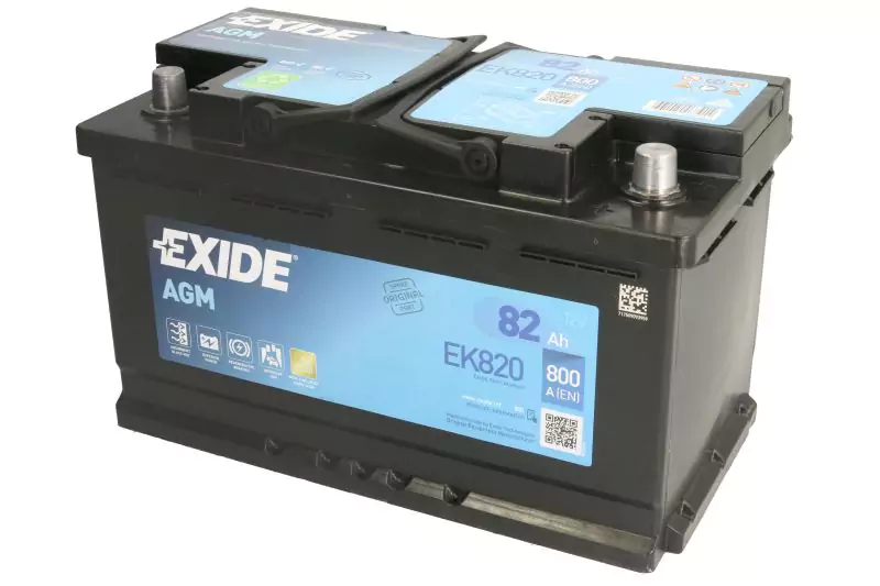 Acumulator Exide 12V 82 Ah 800A Start&Stop AGM