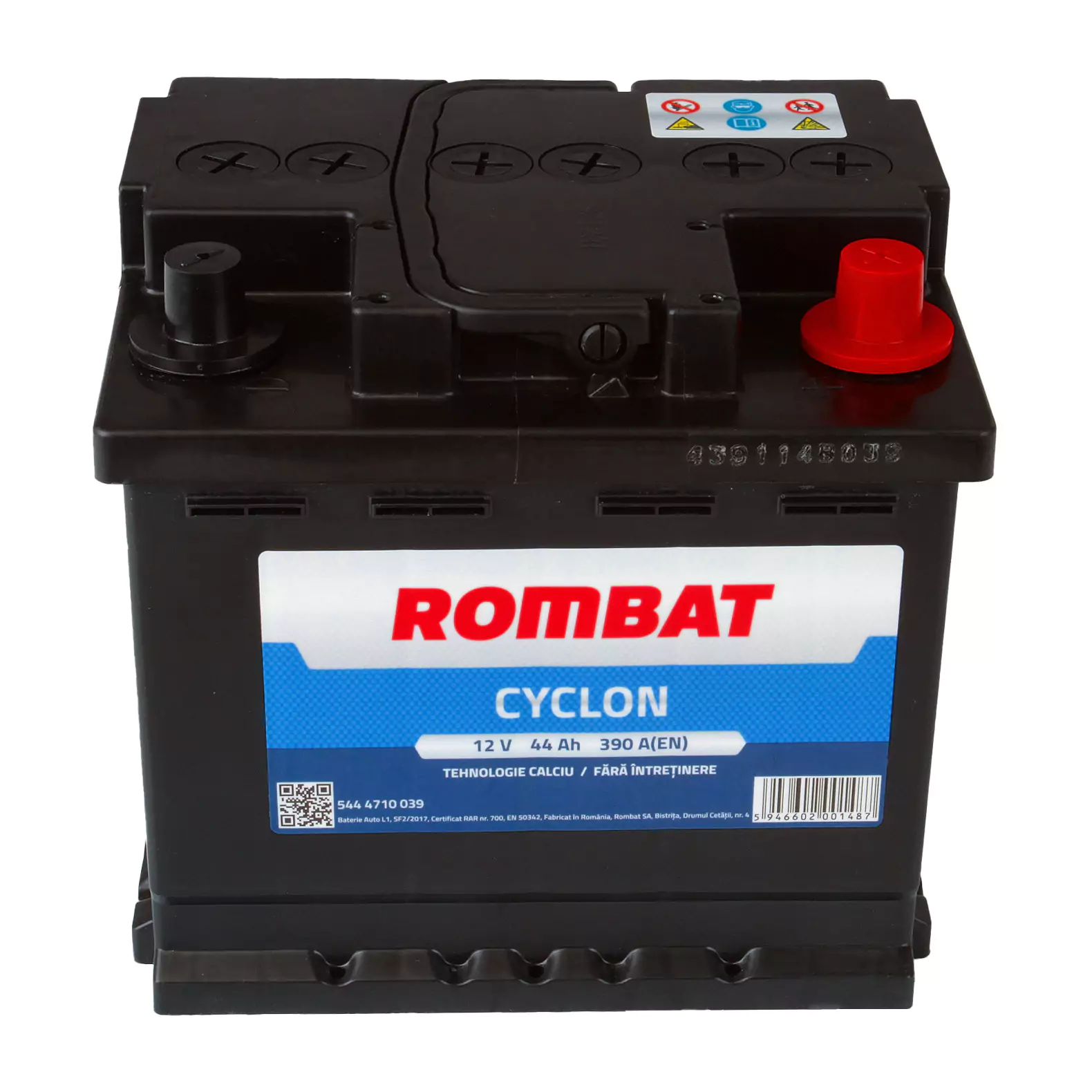 Acumulator Rombat Cyclon 12V 44 Ah 390A