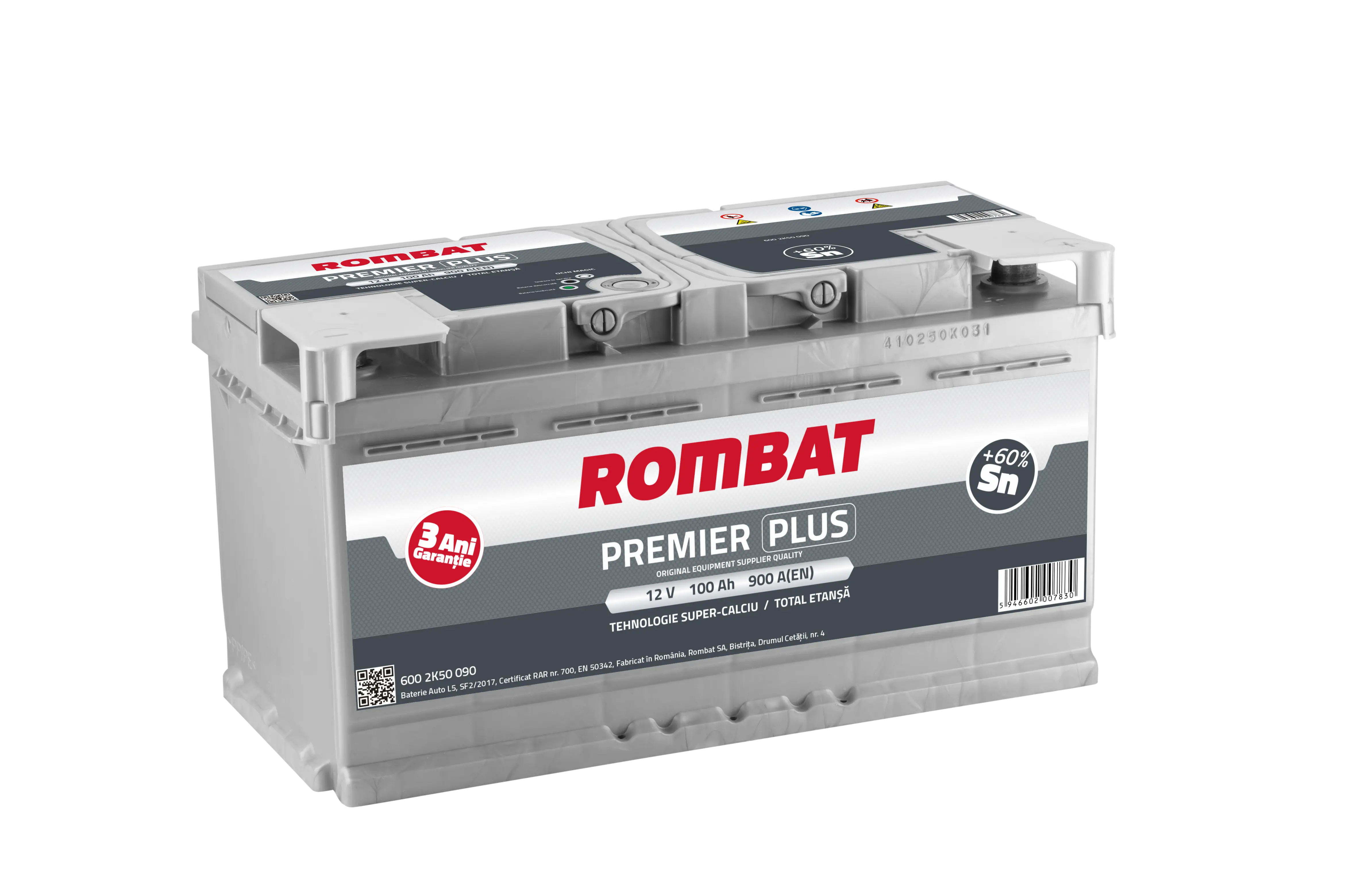 Acumulator Rombat Premiere Plus 12V 100 Ah 900A