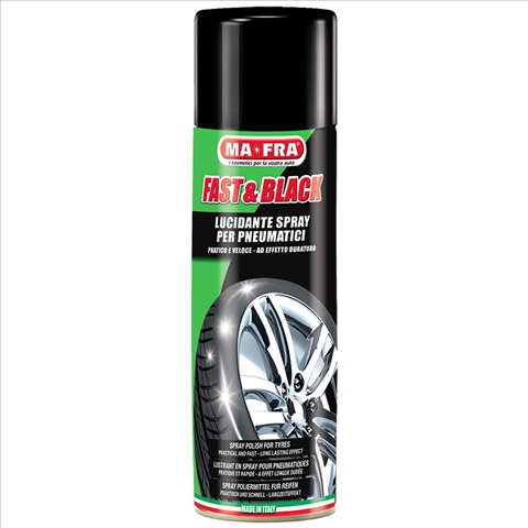 Fast and Black Spray negru pentru anvelope 200 ml Ma-Fra