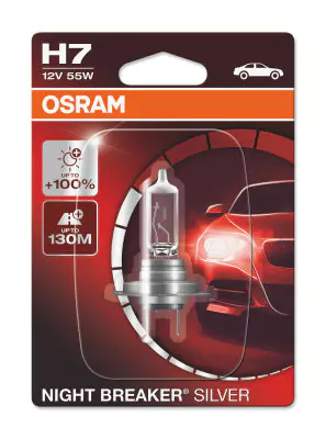 Bec Night Breaker Silver H7 12V 55W PX26d