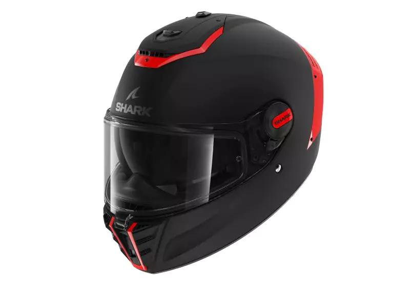 Casca integrala Shark Negru/Rosu Mat XXL