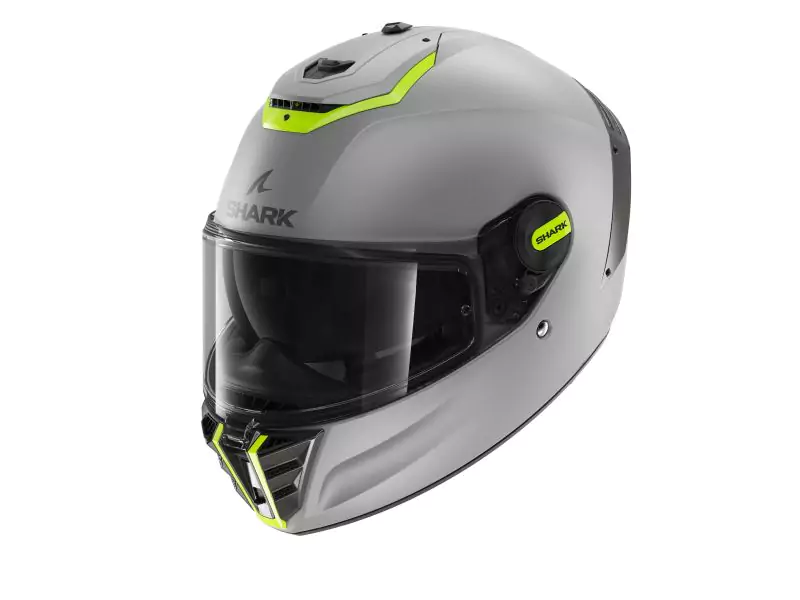 Casca integrala Shark Gri/Galben Mat L