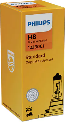 Bec H8 Philips 12V 35W